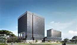 云薈大廈OA500網(wǎng)絡地板順利完工