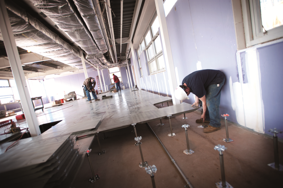 OA網絡地板安裝圖