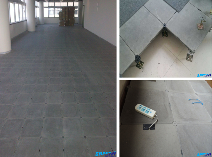 無機質水泥網絡地板安裝效果